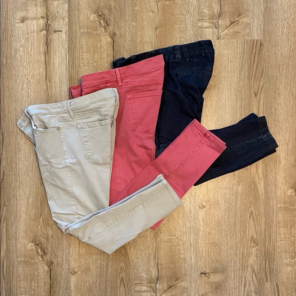 3 pair Loft denim